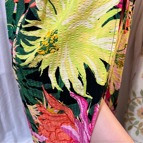 H&M Classy Spring Summer Floral Colorful Wrap Dress - Picture 6 of 10